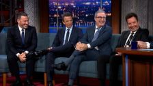 S11 E111: Jimmy Fallon; Jimmy Kimmel; Seth Meyers; John Oliver