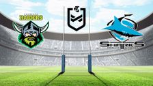 Canberra Raiders vs Cronulla-Sutherland Sharks