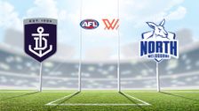 S2025 E38: Fremantle Dockers vs North Melbourne Kangaroos