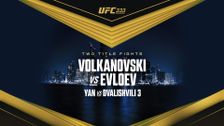 UFC 333: Volkanovski vs. Evloev - Prelims