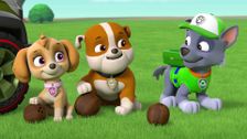 S4 E25: Pups Save Baby Humdinger; Pups Save a Pinata
