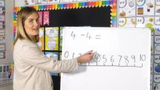 S1 E4: Years F-1: Subtraction using a Number Line