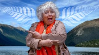 Miriam Margolyes in New Zealand