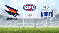 S2025 E36: Adelaide Crows vs North Melbourne