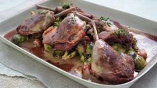 S2 E14: Duck Leg Confit with Speck and Brussel Sprouts