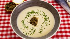 S4 E10: Potato And Leek Chilled Vichyssoise With Horseradish Cream